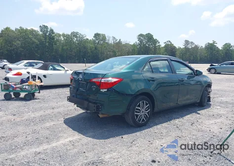 2016 Toyota Corolla Le из США, поврежденный, VIN 5YFBURHE1GP391211